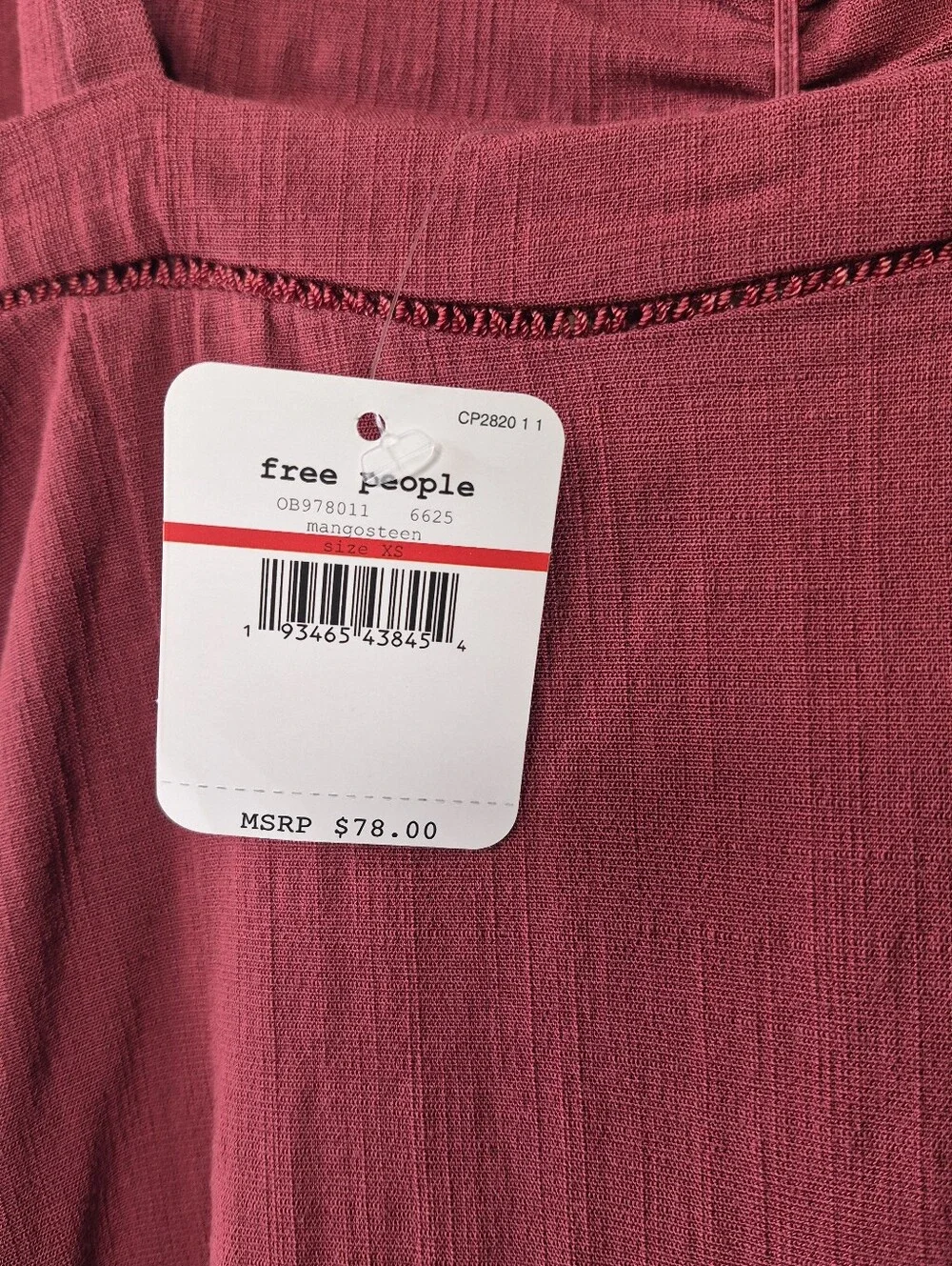NWT Intimately Free People Dress Size Extra Small XS
